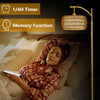 Floor Lamp With 3 Color Temperatures, LED Gold Floor Lamp With Remote & Stepless Dimmable Bulb,