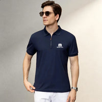 Men's Clothing Tops & Tees Polo Shirts Fashion Leisure Males Polo Shirts Lapel Short Sleeve Loose Office Walking Daily Wear Tops